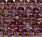 Dark Purple 6mm Faceted Round Glass Beads